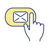 external Sending-Electronic-Message-advertising-strategies-filled-color-icons-papa-vector icon