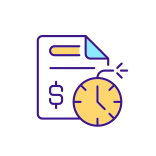 external Short-Term-Financial-Contract-business-and-financial-management-filled-color-icons-papa-vector icon