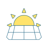 external Solar-Energy-Panel-climate-change-prevention-filled-color-icons-papa-vector icon