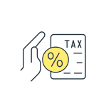 external Tax-Free-Banking-banking-service-filled-color-icons-papa-vector icon