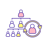 external Team-Leader-innovation-management-filled-color-icons-papa-vector icon