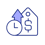 external Time-To-Increase-Prices-pricing-principles-and-strategies-filled-color-icons-papa-vector icon