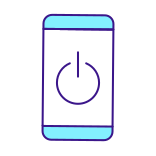 external Turning-off-Smartphone-smartphone-security-tips-filled-color-icons-papa-vector icon