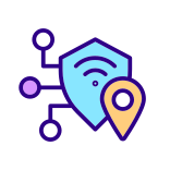 external VPN-online-security-filled-color-icons-papa-vector icon