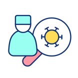 external Virus-Research-international-cooperation-filled-color-icons-papa-vector icon