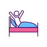 external Wake-Up-Early-self-development-filled-color-icons-papa-vector icon