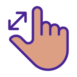 external Zoom-In-Touch-Gesture-touch-gestures-filled-color-icons-papa-vector icon
