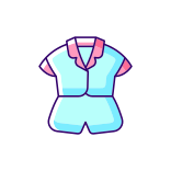 external comfortable-comfortable-homewear-and-sleepwear-icon-color-filled-filled-color-icons-papa-vector icon