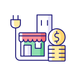 external energy-energy-purchase-energy-prices-filled-color-icons-papa-vector icon