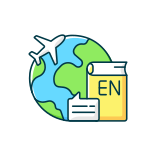 external english-types-of-travel-color-filled-filled-color-icons-papa-vector icon