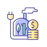 external green-energy-energy-purchase-energy-prices-filled-color-icons-papa-vector-2 icon