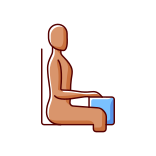 external posture-back-and-posture-problems-icons-color-filled-filled-color-icons-papa-vector-27 icon