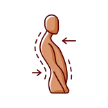 external posture-back-and-posture-problems-icons-color-filled-filled-color-icons-papa-vector-28 icon