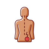 external posture-back-and-posture-problems-icons-color-filled-filled-color-icons-papa-vector-31 icon