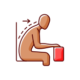 external posture-back-and-posture-problems-icons-color-filled-filled-color-icons-papa-vector-32 icon