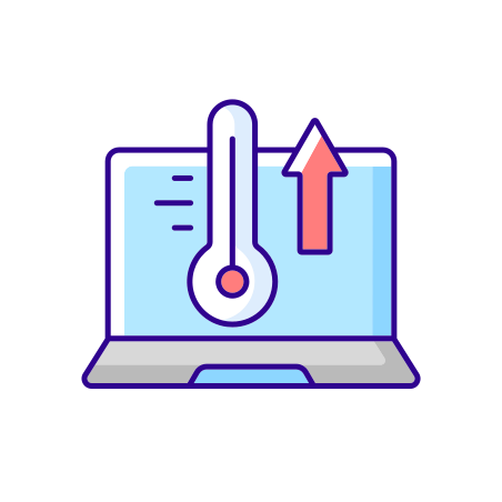 Computer problem icon in Filled color icons Style