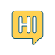 external-Greeting-RGB-color-icon-etiquette.-color.-filled-filled-color-icons-papa-vector
