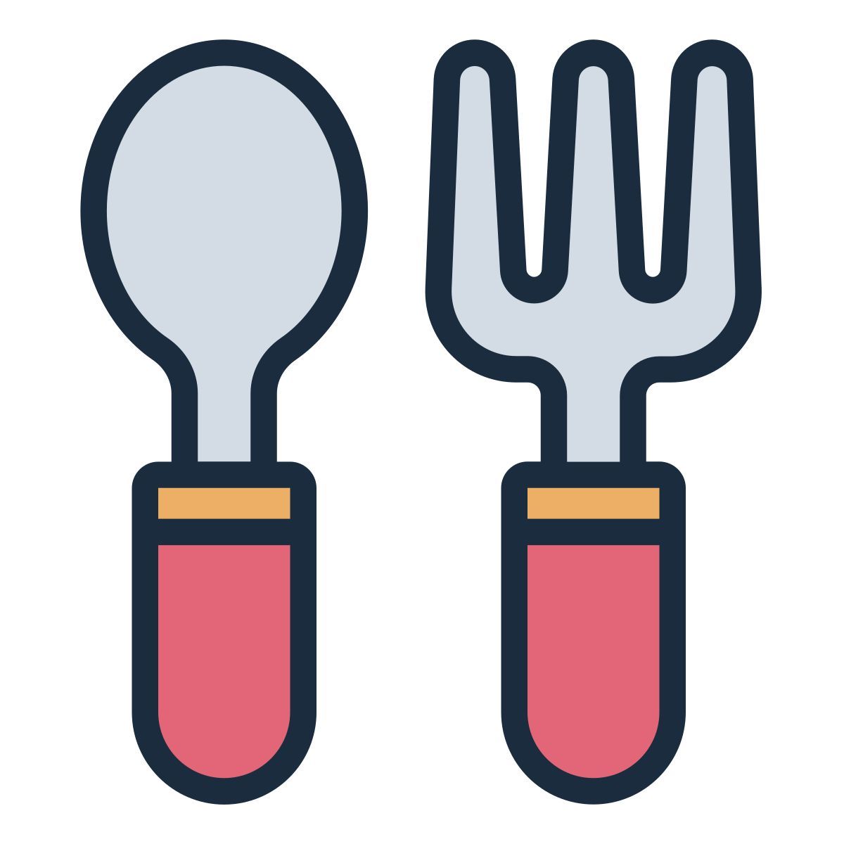 baby cutlery icon