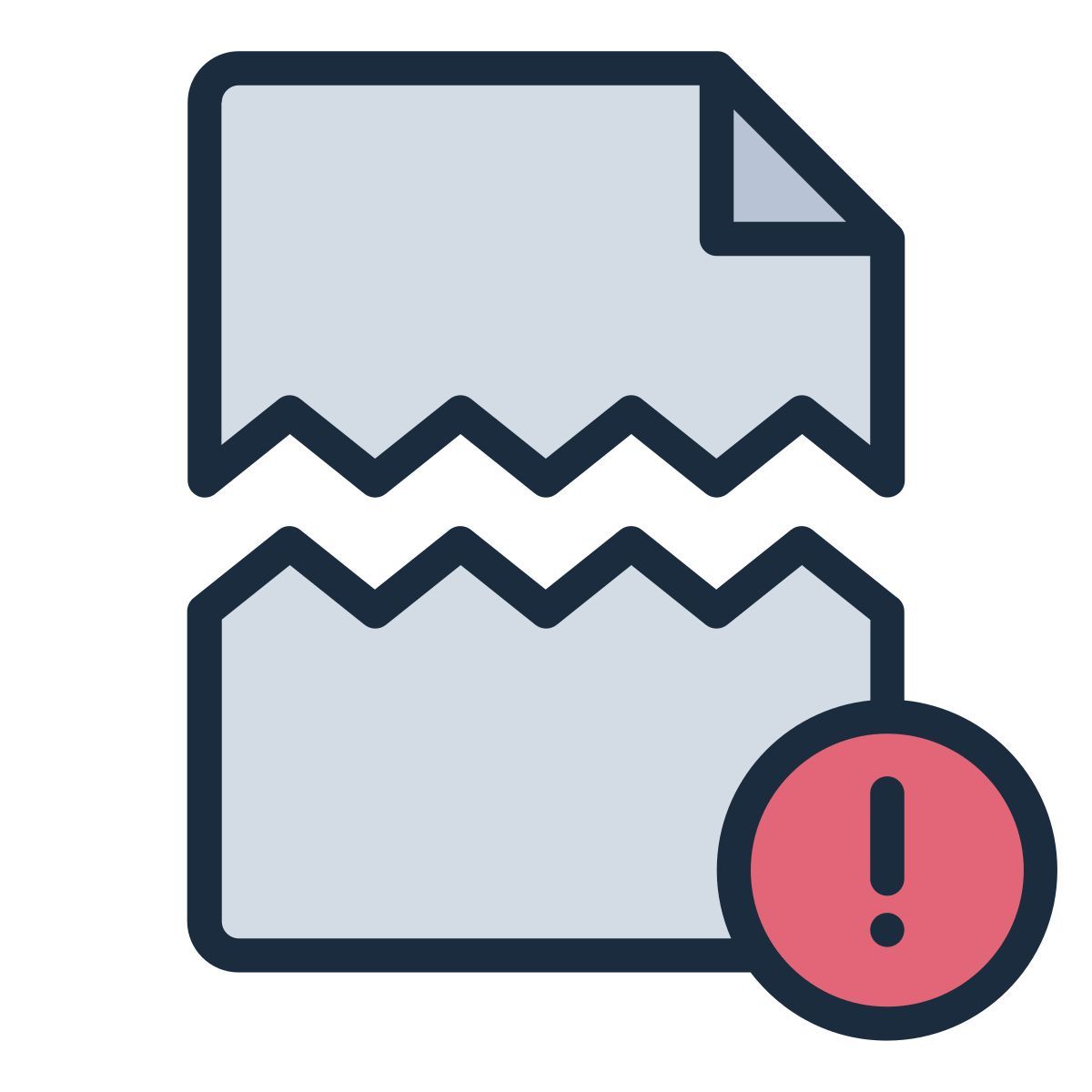 corrupt file icon
