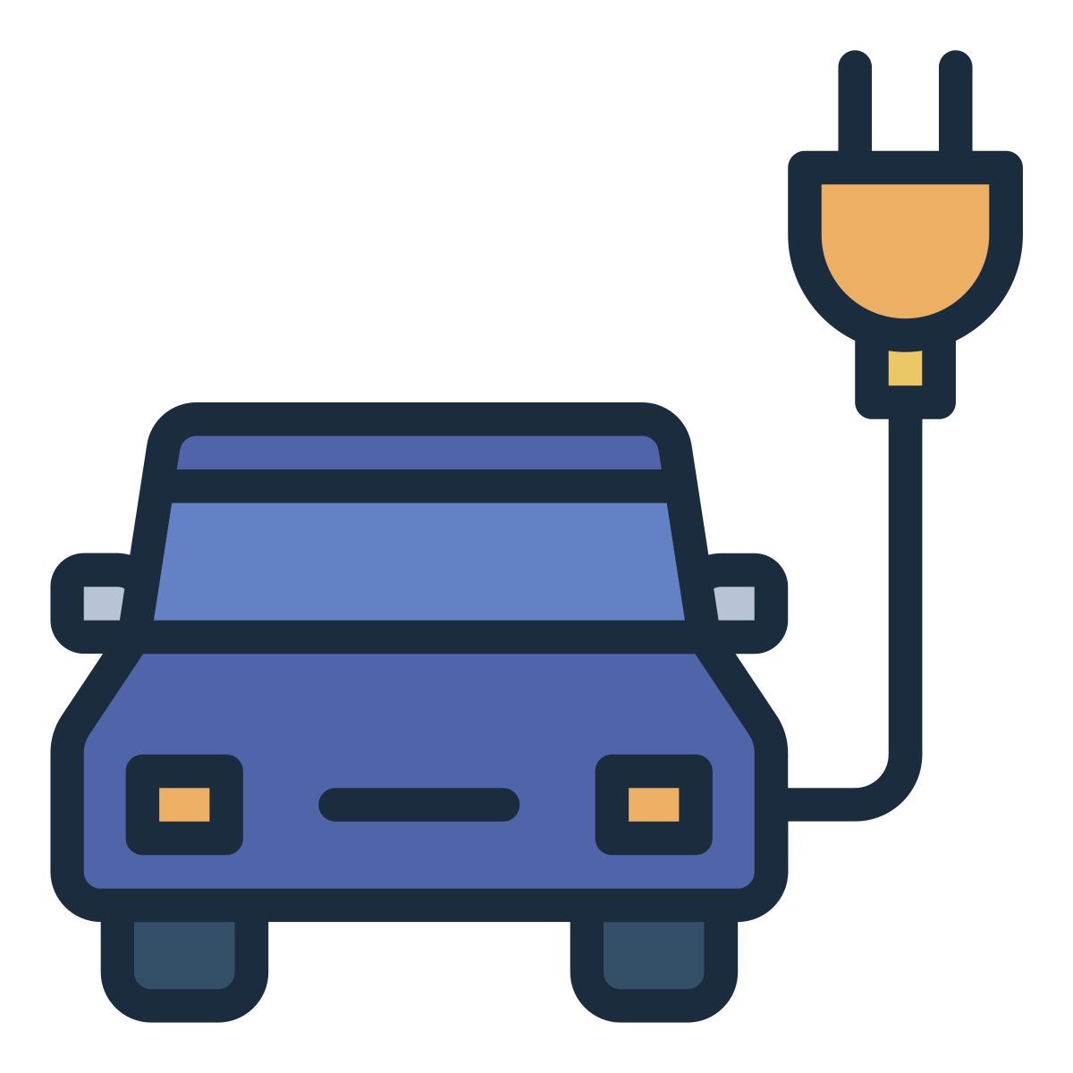electric car icon