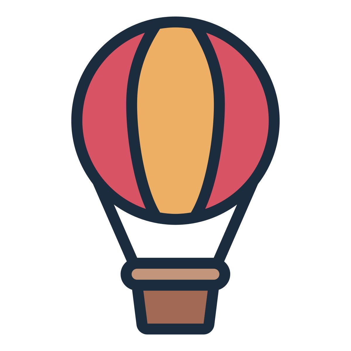 hot air balloon icon