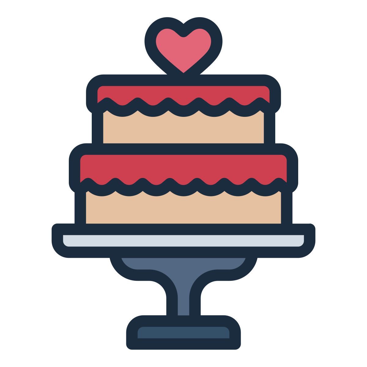 wedding cake icon