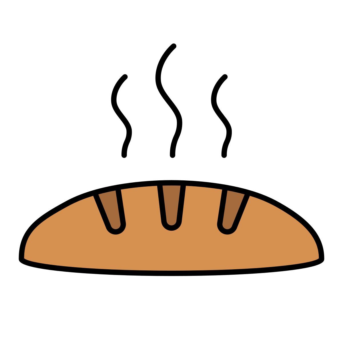warm bread icon
