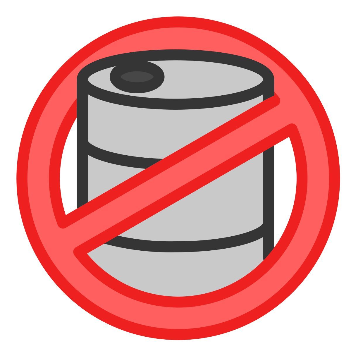 no gasoline icon