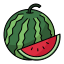 external watermelon-vegetable-and-fruit-filled-line-filled-line-andi-nur-abdillah icon