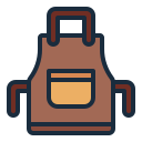 external Apron-bakery-(filled-line)-filled-line-andi-nur-abdillah icon