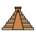 external aztec-landmark-filled-line-filled-line-andi-nur-abdillah icon