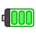 external battery-green-energy-filled-line-filled-line-andi-nur-abdillah-2 icon
