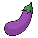 external eggplant-vegetable-and-fruit-filled-line-filled-line-andi-nur-abdillah icon