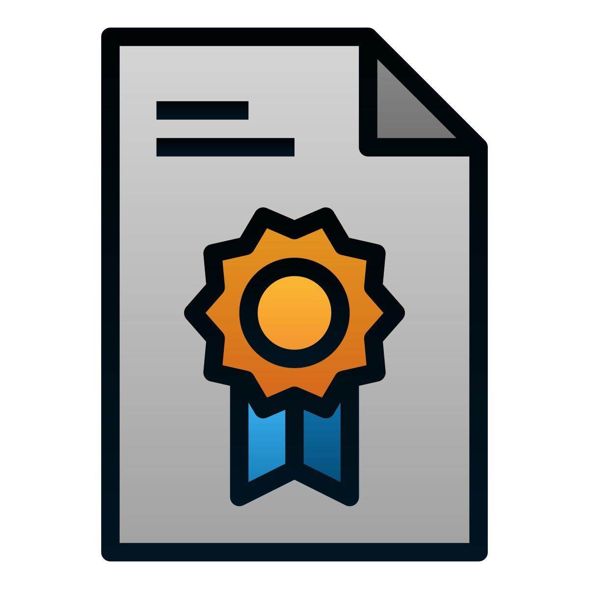 certificate icon
