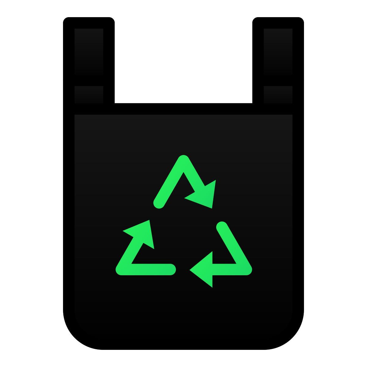 tasche vorderansicht icon