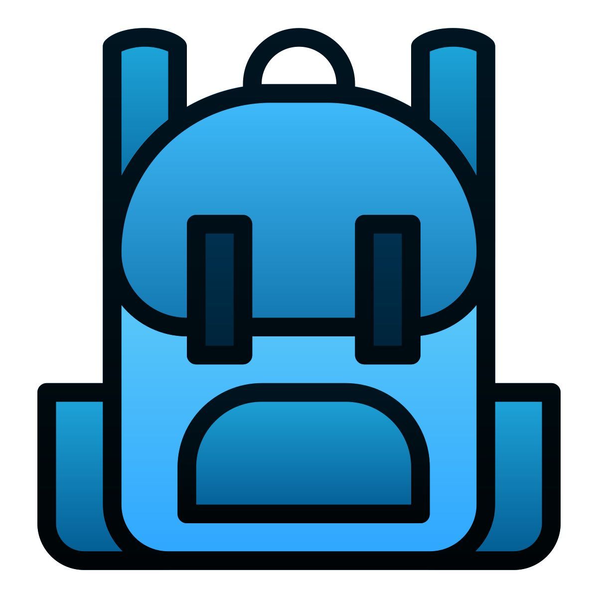 tasche vorderansicht icon