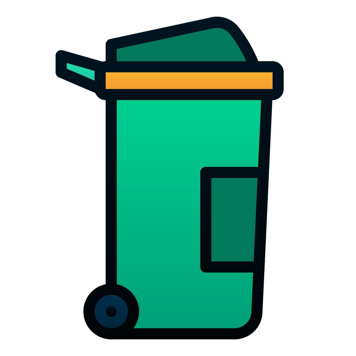 rubbish bin icon