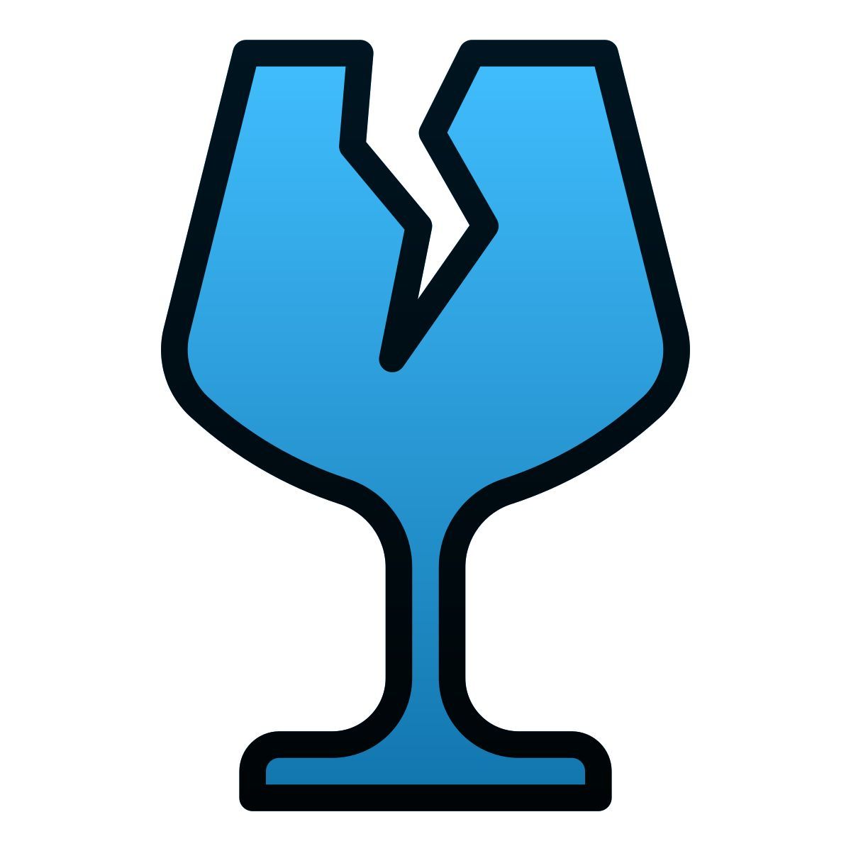 cracked glass icon