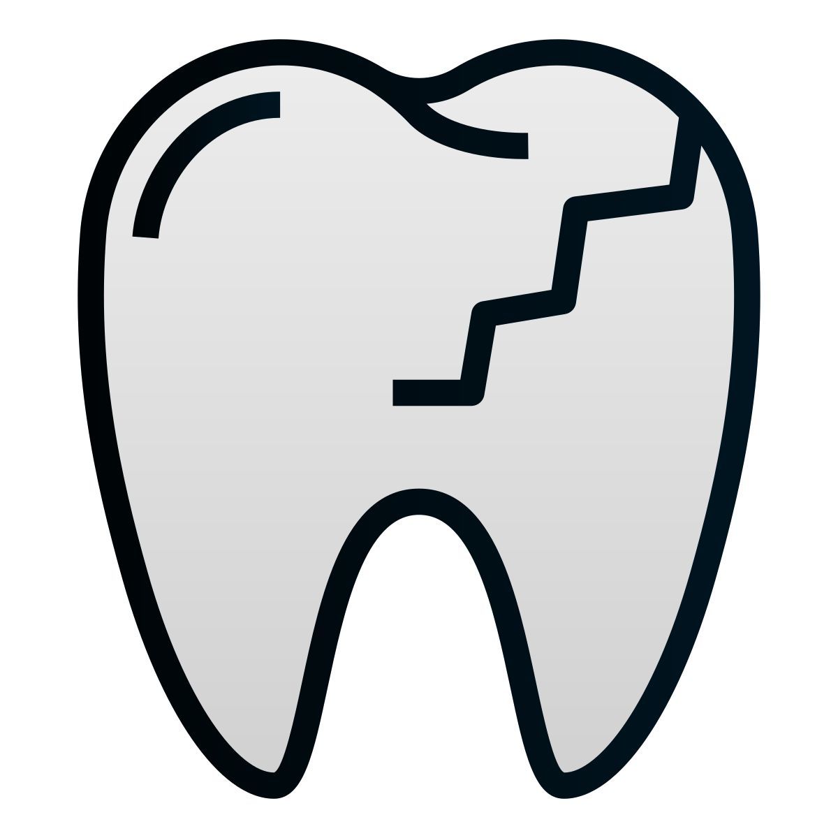 cracked tooth icon