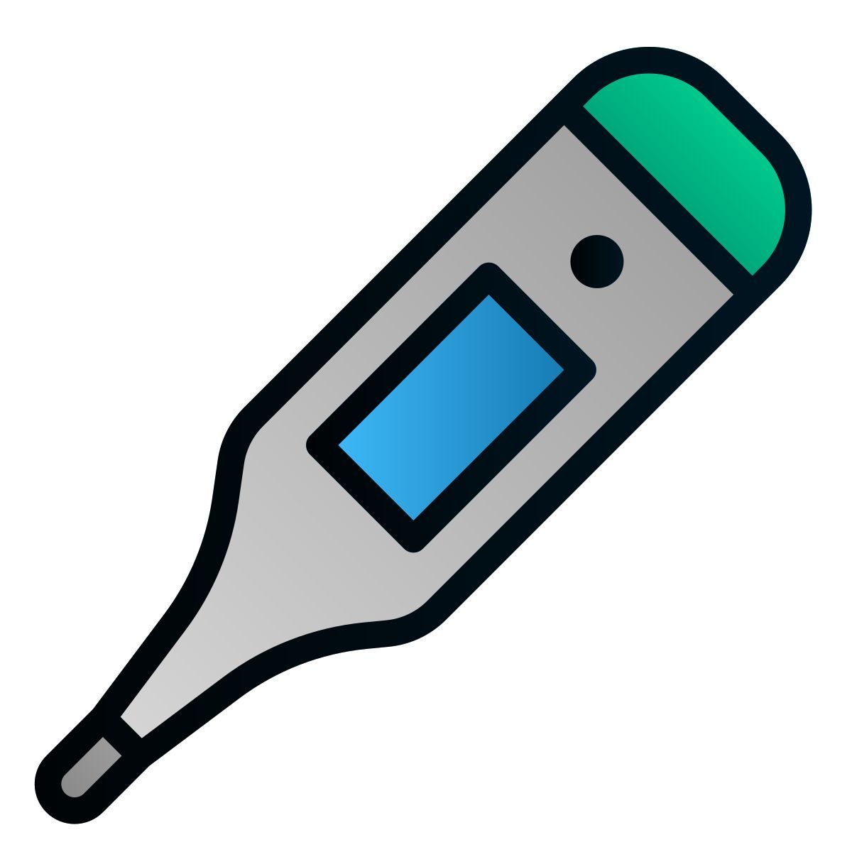 digital thermometer icon