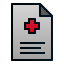external document-medical-filled-line-gradient-filled-line-gradient-andi-nur-abdillah icon