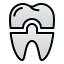 external crown-dentist-filled-line-gradient-filled-line-gradient-andi-nur-abdillah icon