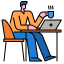 external working-coffee-shop-filled-outline-02-chattapat- icon