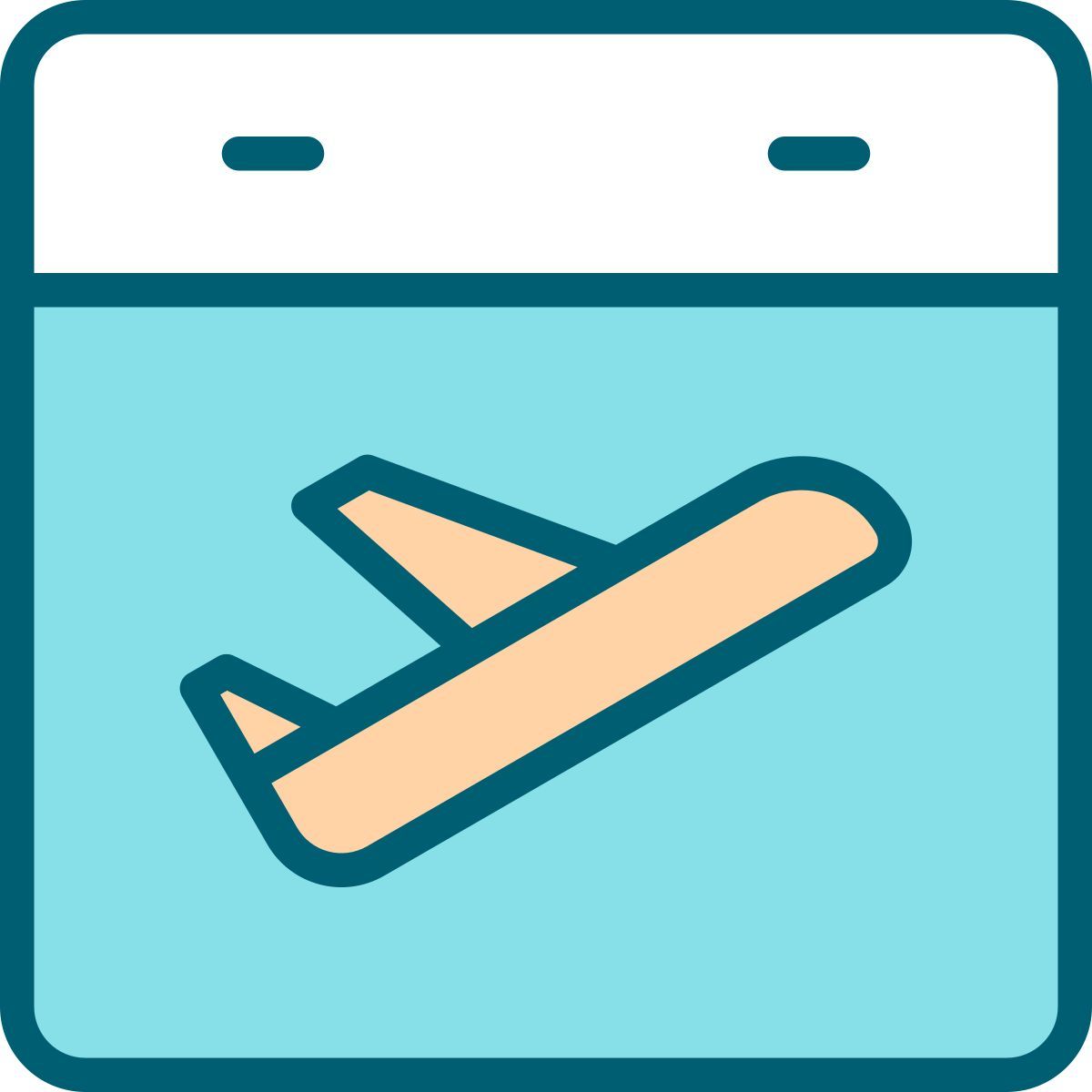 online flight schedule icon