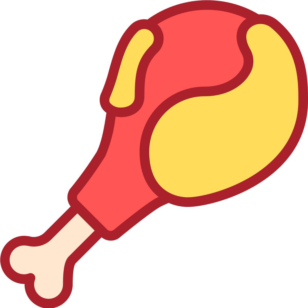 chicken leg icon