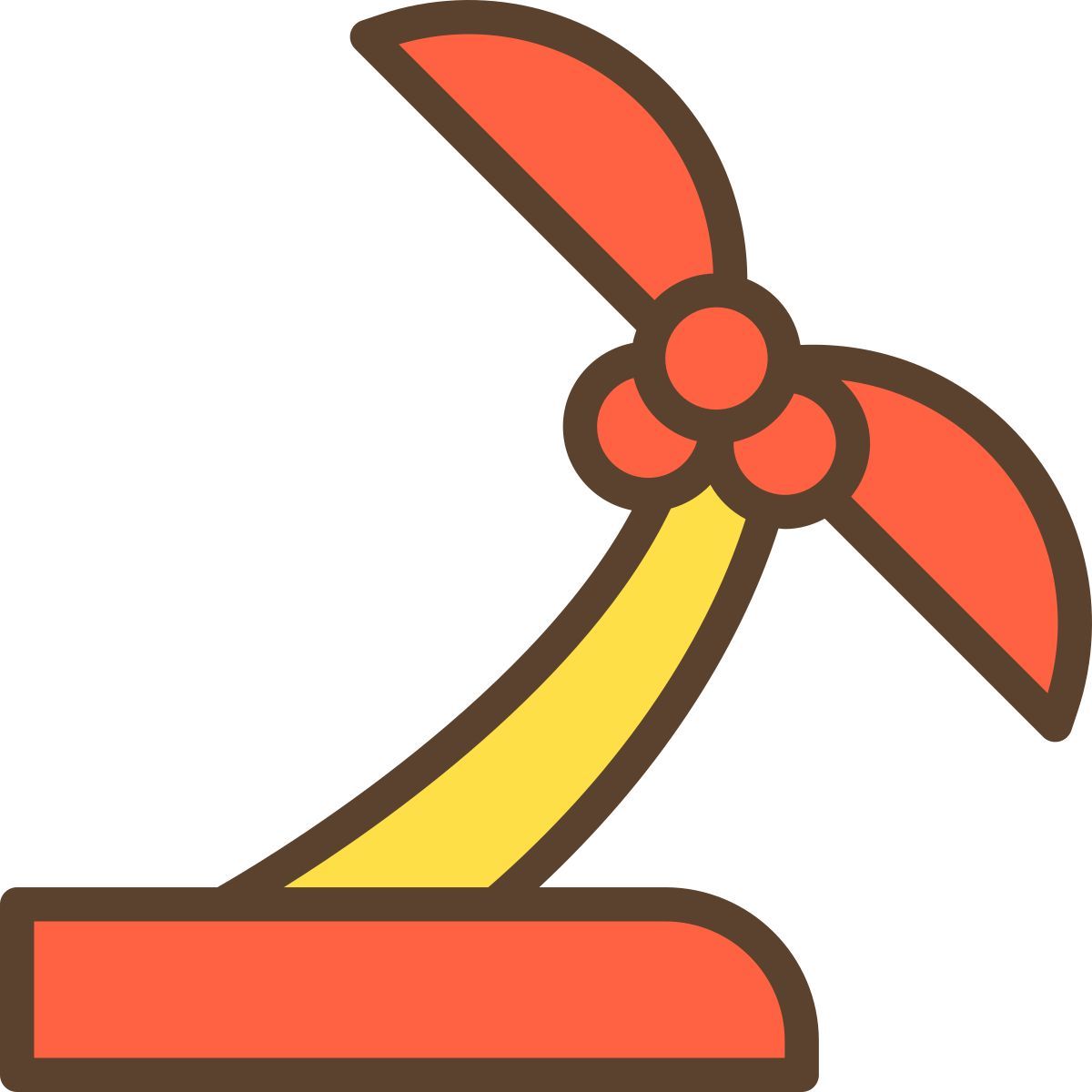 albero di cocco icon