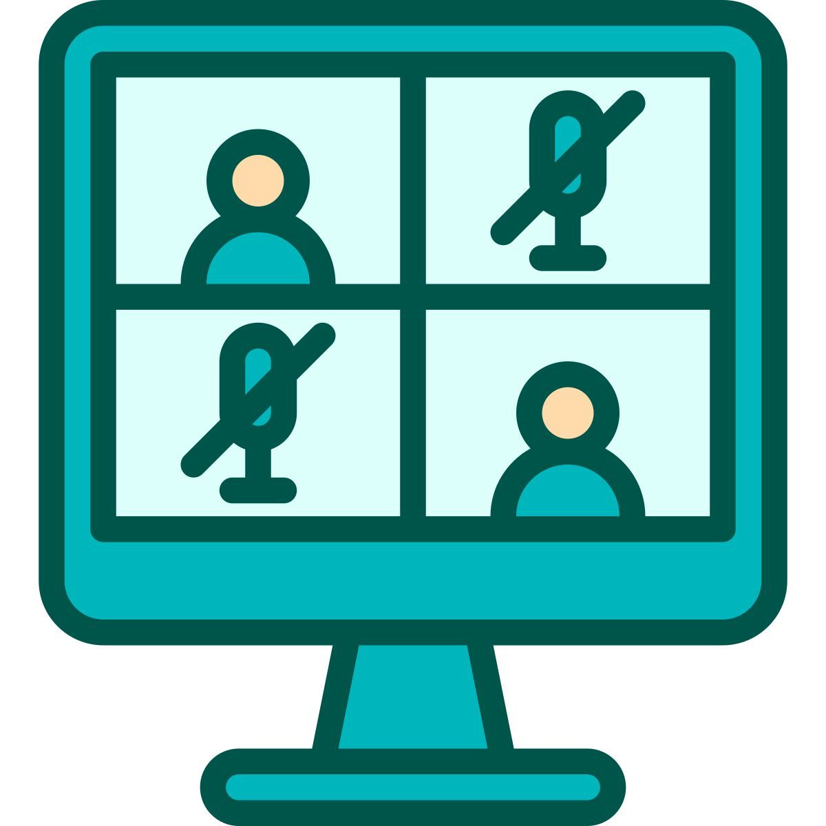 mute microphone icon