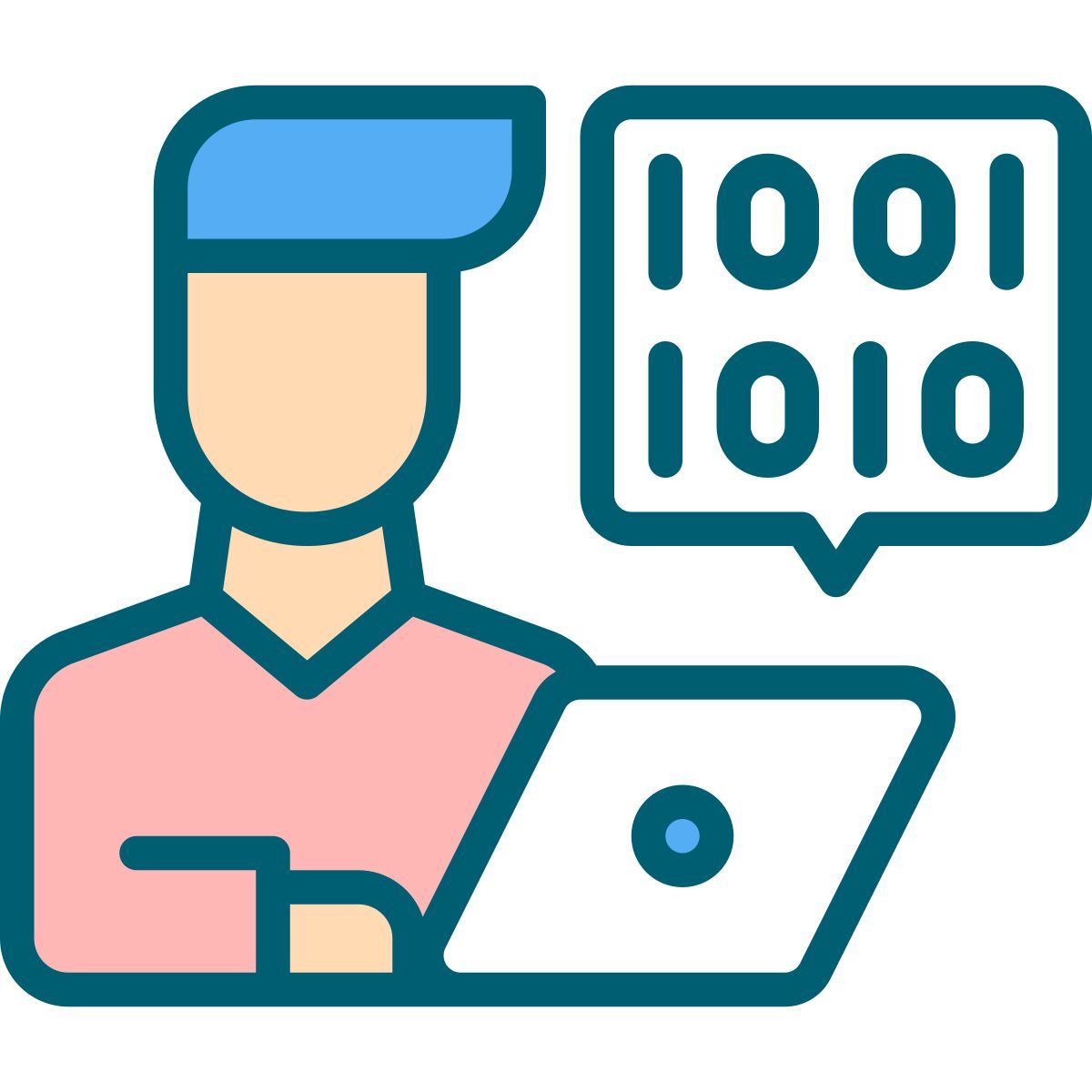 programmer coding icon