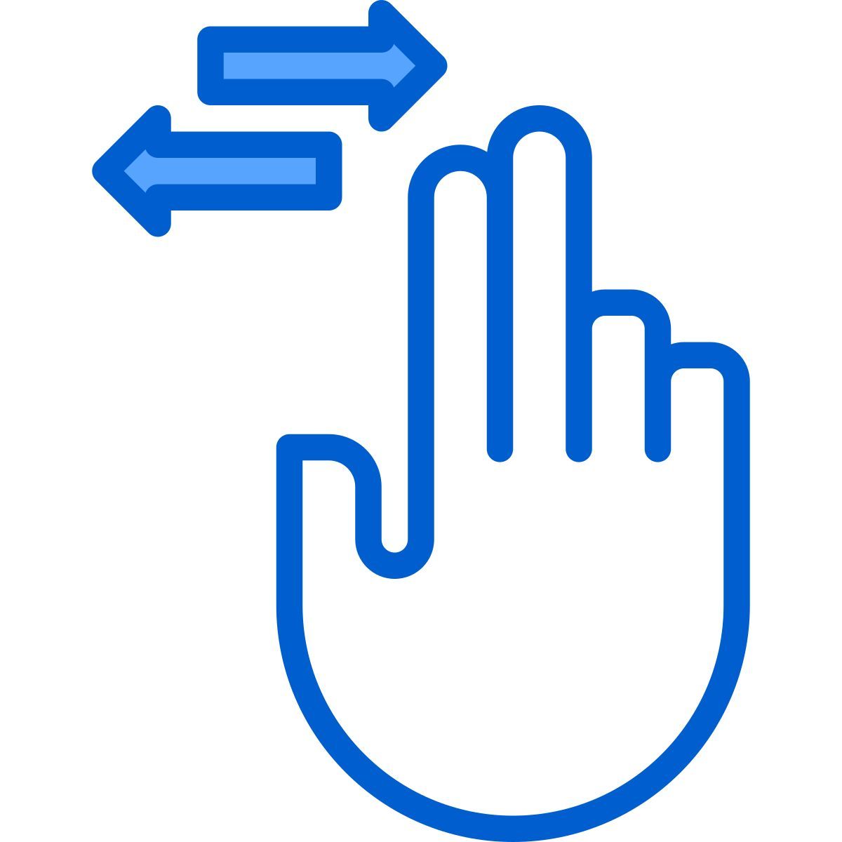 수평 스크롤 icon