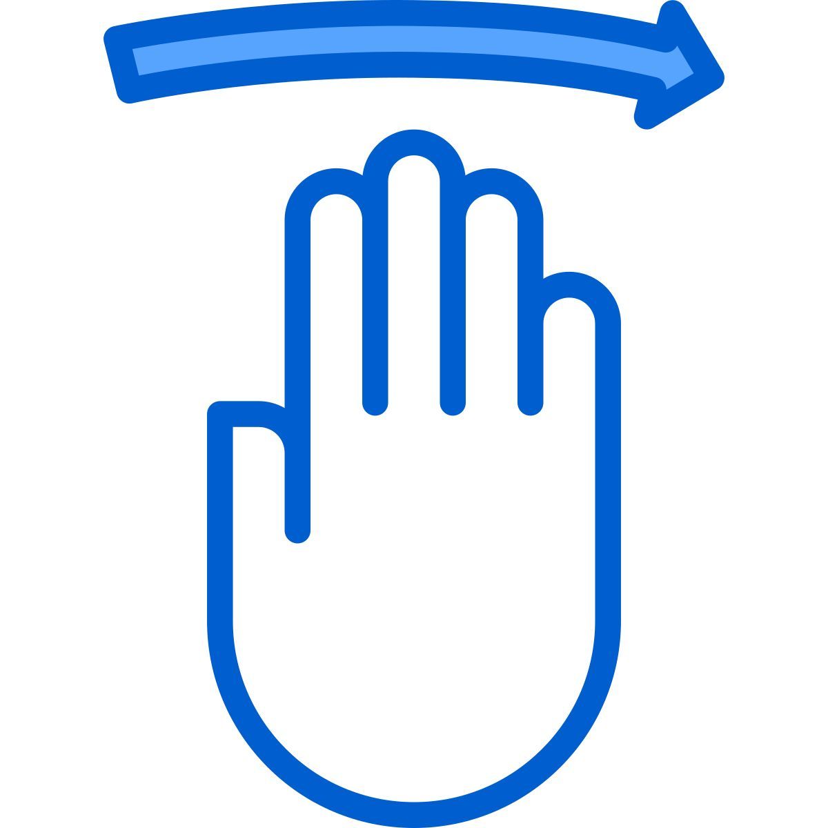 slide right icon